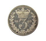 Victoria 1865 Threepence - EF