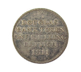 1811 Isle Of Man Douglas Bank Co Silver Shilling Token