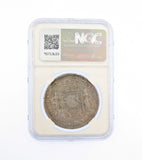 George III 1797-1799 Emergency Dollar On 1795 Mexico 8 Reales - NGC AU50