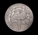 1937 Coronation Of George VI 50mm Silvered Medal - By Sale