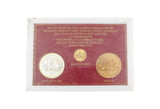 Hong Kong 1972 Kowloon Harbour Tunnel 3 Medal Set - Inc 22ct Gold