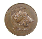 1841 Duke Of Wellington 61mm Bronze Medal - By Pistrucci