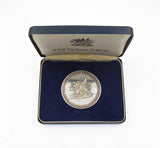 1969 Investiture Of Charles Prince Of Wales 51mm Silver Medal - Cased