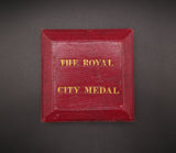 1837 Victoria Visit To The City Of London 61mm Medal - Cased