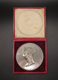 1837 Victoria Visit To The City Of London 61mm Medal - Cased