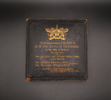 1893 Christian IX & Louise Visit To London 75mm Medal - Cased