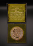 1893 Christian IX & Louise Visit To London 75mm Medal - Cased