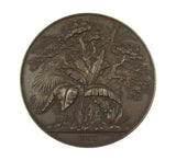 1839 Royal Botanic Society Prize 51mm Bronze Medal - By Wyon