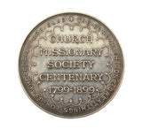 1899 Church Missionary Society 38mm Silver Medal - By Wyon