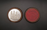 1829 York Minster Destroyed By Fire Medal In Wooden Box By Hardy