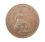 Victoria 1858 Penny - EF