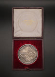 Peru 1870 Callao Harbour Dam 50mm Silver Medal