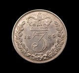 Victoria 1885 Threepence - EF