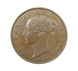 Victoria 1851 Halfpenny - VF