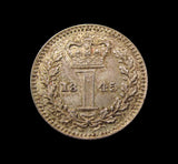 Victoria 1845 Maundy Penny - GEF