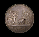 1821 Coronation Of George IV 35mm Silver Medal - By Pistrucci