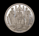 1902 Edward VII Coronation 45mm Medal - By Brookes & Adams