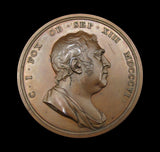 1806 Death Of Charles James Fox 54mm Medal - By Webb