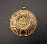 1925 'Nobel' Gold Medal Pendant - By Toye, Kenning & Spencer