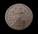 George I 1721 Farthing - EF