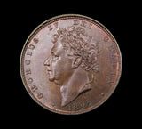 George IV 1827 Farthing - UNC