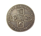 George II 1746 Sixpence - LIMA - Good Fine