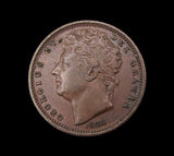 George IV 1828 Half Farthing - Reverse A - GVF