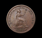 George IV 1828 Half Farthing - Reverse A - GVF