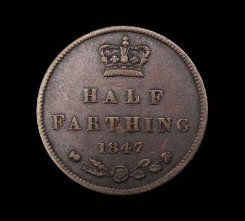 Victoria 1847 Half Farthing - Fine