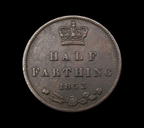 Victoria 1853 Half Farthing - Fine