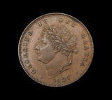 George IV 1827 Third Farthing - NEF