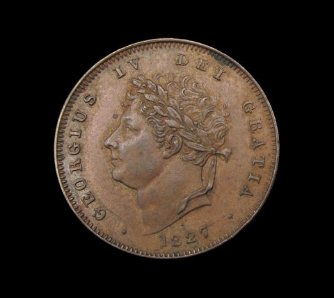 George IV 1827 Third Farthing - NEF