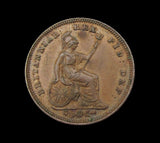 George IV 1827 Third Farthing - NEF