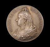 1897 Victoria Diamond Jubilee Windsor Castle 28mm Silver Medal