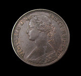 Victoria 1863 Farthing - NEF