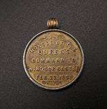 1899 Queen's Command To Windsor Castle 24mm Gold Medal