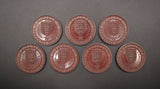 1902 Yorkshire William Sykes Hull Buildings Series Set Of 7 x Tokens