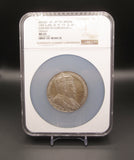 1902 Edward VII Coronation 55mm Silver Medal - NGC MS65