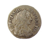 Charles II 1679 Twopence - Good Fine