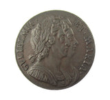 William & Mary 1694 Halfpenny - EF