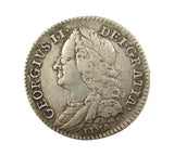 George II 1746 LIMA Sixpence - NVF