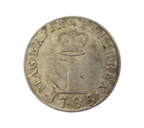 George III 1795 Maundy Penny - GVF