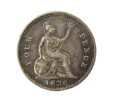 William IV 1836 Groat - VF