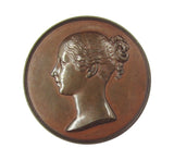 1837 Accession Of Victoria 36mm Bronze Medal - By Wyon