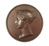 1837 Majority Of Princess Victoria 36mm Medal - By Wyon