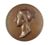 1838 Coronation Of Victoria 87mm Medal - By Pistrucci