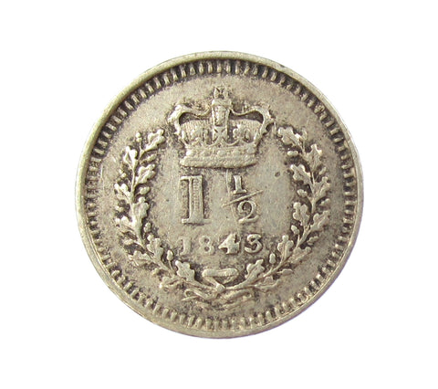 Victoria 1843 Threehalfpence - VF