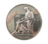 1843 Francis Chantrey Art Union 55mm Silver Medal - By Wyon