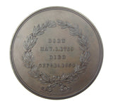 1852 Death Of Duke of Wellington 51mm Medal - By Pinches