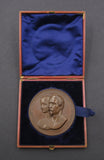 1855 Napoleon III Visit To London 77mm Cased Medal - By Wyon